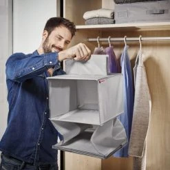 Neu ⌛ Leifheit Hängendes Kleiderregal Grau 30x30x125 Cm 80004 👏 -Angebote Leifheit Store unnamed file 1223