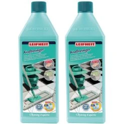 Budget 🎉 2x Leifheit Kraftreiniger 1000 Ml, Bodenreiniger Für Fliesen Und Steinböden, Fliesenreiniger 😉
