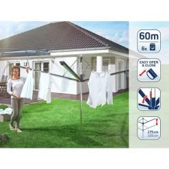 Bestes Angebot ⌛ Leifheit Wäschespinne Linomatic 600 Plus (anthrazit) 👏 -Angebote Leifheit Store unnamed file 129