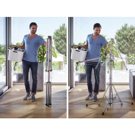 Brandneu ⌛ Leifheit Standwäschespinne LinoPop-Up 140 🎉 4 Brandneu ⌛ Leifheit Standwäschespinne LinoPop-Up 140 🎉 – Bild 4