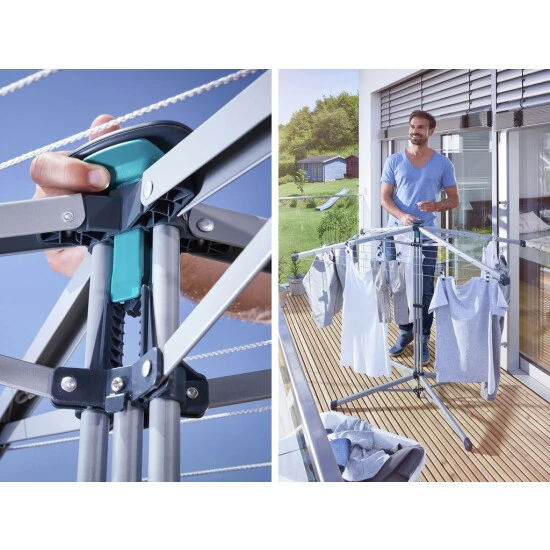 Brandneu ⌛ Leifheit Standwäschespinne LinoPop-Up 140 🎉 5 Brandneu ⌛ Leifheit Standwäschespinne LinoPop-Up 140 🎉 – Bild 5