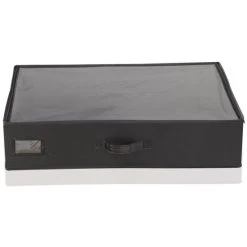 Schlussverkauf 😉 Leifheit Unterbettkommode Klein Schwarz 64x45x15 Cm 80013 🤩 -Angebote Leifheit Store unnamed file 1605