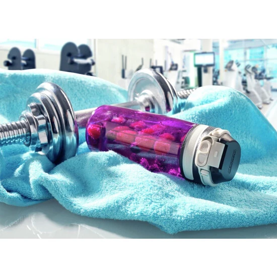 Neu 🌟 Leifheit Trinkflasche Tritan Flip 550 Ml Purple ⭐ 7 Neu 🌟 Leifheit Trinkflasche Tritan Flip 550 Ml Purple ⭐ – Bild 7