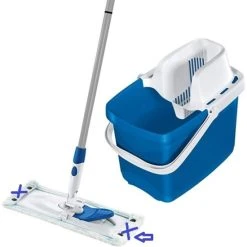 Schlussverkauf ✨ LEIFHEIT 55356 Combi Clean-Set, Bodenwischer Und Eimer Mit Pressaufsatz, Farbe Mittelblau ⌛ -Angebote Leifheit Store unnamed file 1833