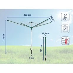 Angebote 💯 Leifheit Wäscheschirm Linomatic 500 Deluxe Cover ⭐ -Angebote Leifheit Store unnamed file 193