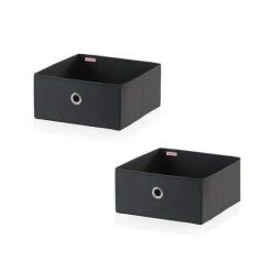 Budget ⌛ Leifheit Aufbewahrungsboxen 2 Stk. Schwarz 27,5x28x13 Cm 80007 🛒 -Angebote Leifheit Store unnamed file 2164