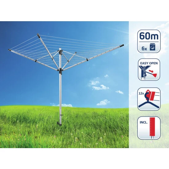 Budget 😍 Leifheit Wäscheschirm LinoLift 600 QuickStart ✔️ 2 Budget 😍 Leifheit Wäscheschirm LinoLift 600 QuickStart ✔️ – Bild 2