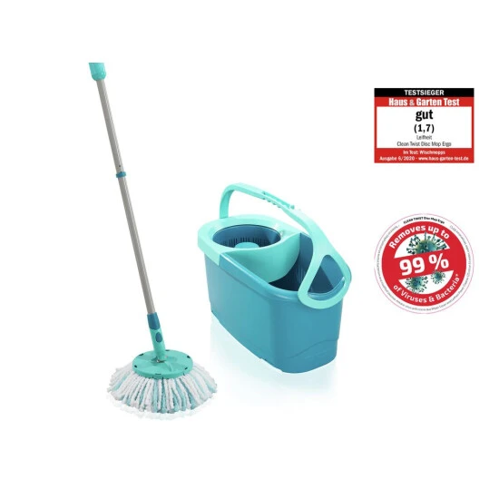 Bester Verkauf ✨ Leifheit Set CLEAN TWIST Disc Mop Ergo ⌛ 2 Bester Verkauf ✨ Leifheit Set CLEAN TWIST Disc Mop Ergo ⌛ – Bild 2