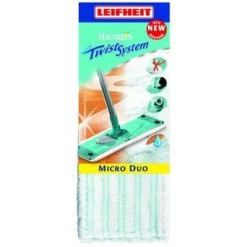 Brandneu ✔️ Leifheit 1x Wischbezug Twist Micro Duo 33cm Wischmop, Bodenwischbezüge 🤩