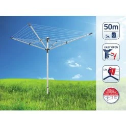 Bester Verkauf 🎁 Leifheit Wäscheschirm LinoLift 500 Schwarz 🤩 -Angebote Leifheit Store unnamed file 411