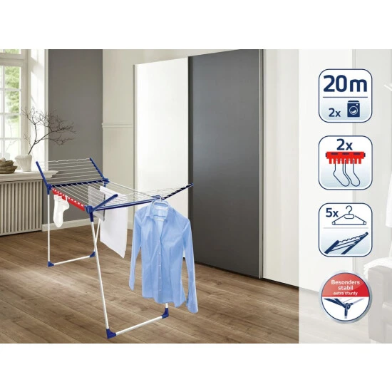 Schlussverkauf 🔔 Leifheit Standtrockner Pegasus 200 Solid ⭐ 2 Schlussverkauf 🔔 Leifheit Standtrockner Pegasus 200 Solid ⭐ – Bild 2