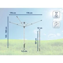 Großhandel 😍 Leifheit Wäscheschirm LinoPush 500 Schwarz 🧨 -Angebote Leifheit Store unnamed file 623