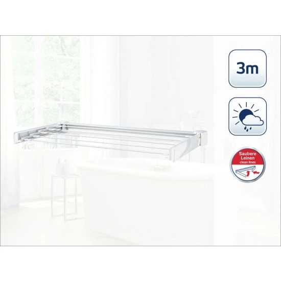 Am billigsten ✨ Leifheit Wandtrockner Telegant 30 Protect ✔️ 2 Am billigsten ✨ Leifheit Wandtrockner Telegant 30 Protect ✔️ – Bild 2